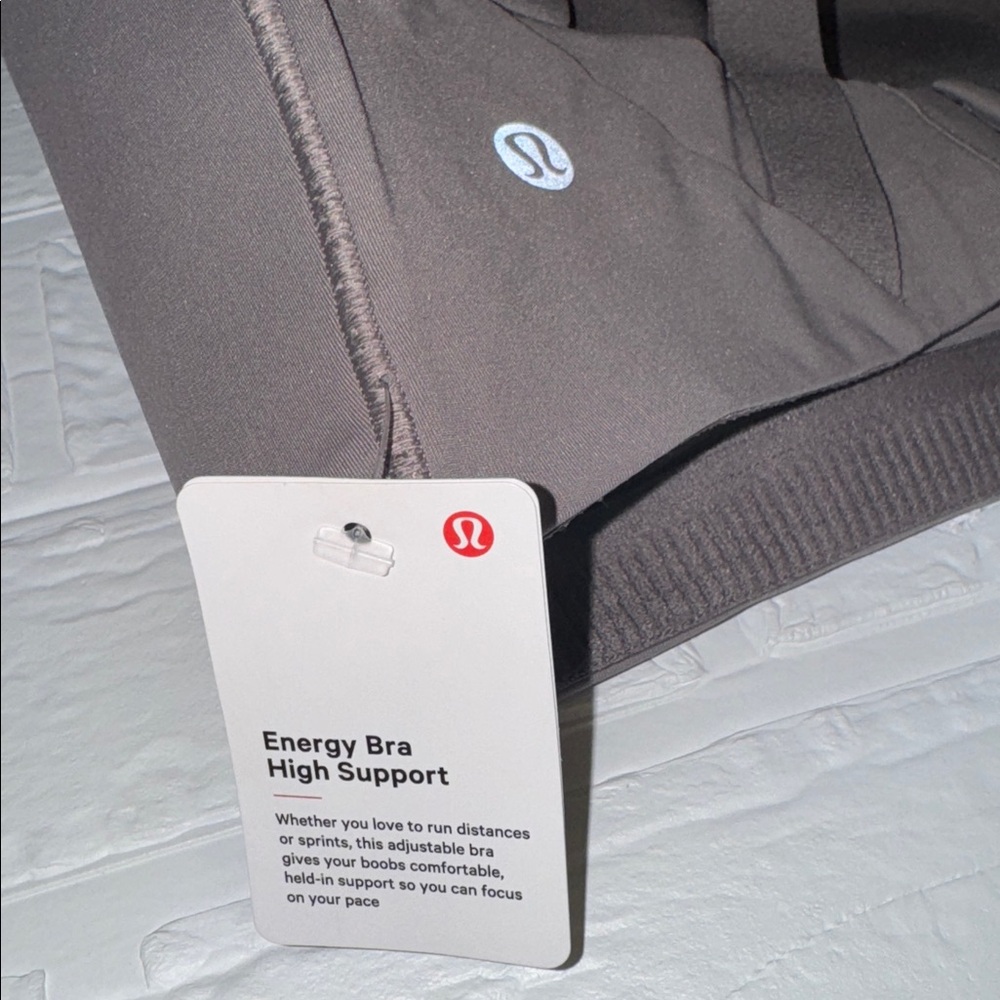 Lululemon Energy Bra High Support 32DDD NWT TAUPE - Picture 3 of 7